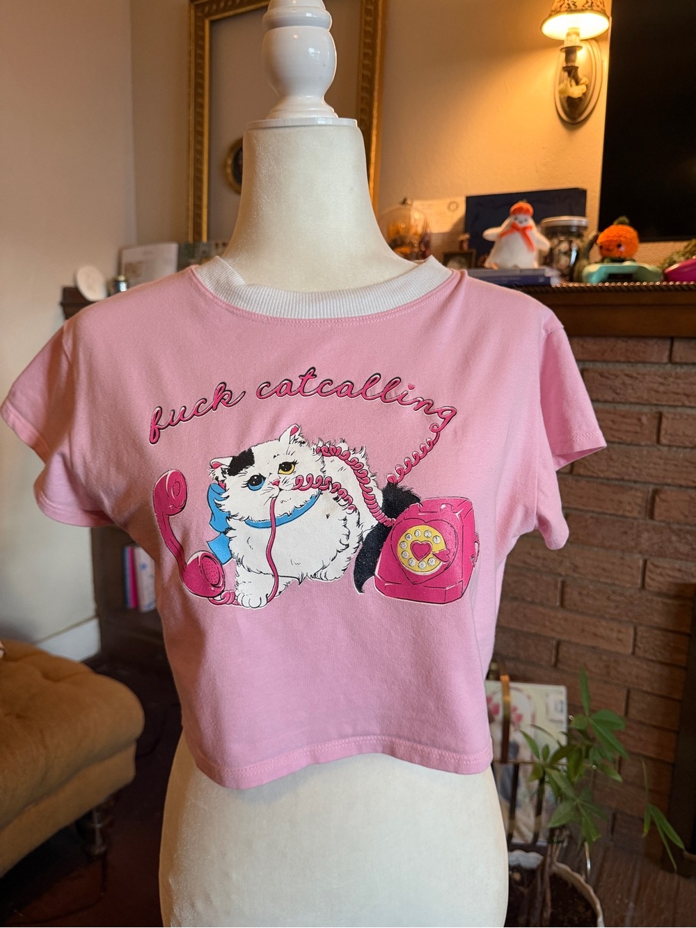 Chrissa Sparkles “F*ck Catcalling” Crop Top